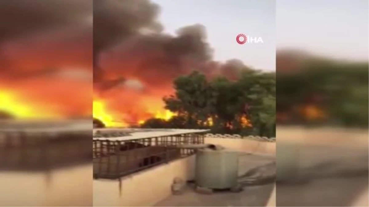 Musul\'da vadide yangın paniği