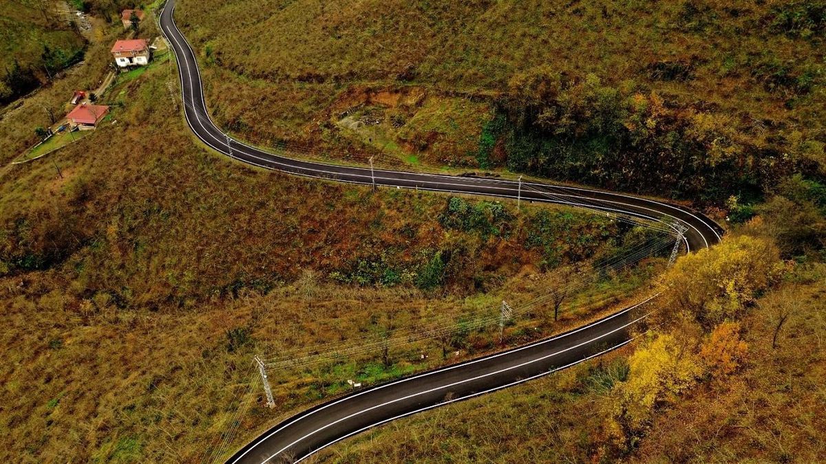 Ordu\'ya 3 yılda 1600 km asfalt