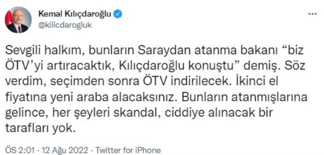 Bakan Nebati, 'Biz ÖTV'yi artıracaktık, Kılıçdaroğlu konuştu' sözlerine açıklık getirdi Bakan Nebati, 'Biz ÖTV'yi artıracaktık, Kılıçdaroğlu konuştu' sözlerine açıklık getirdi