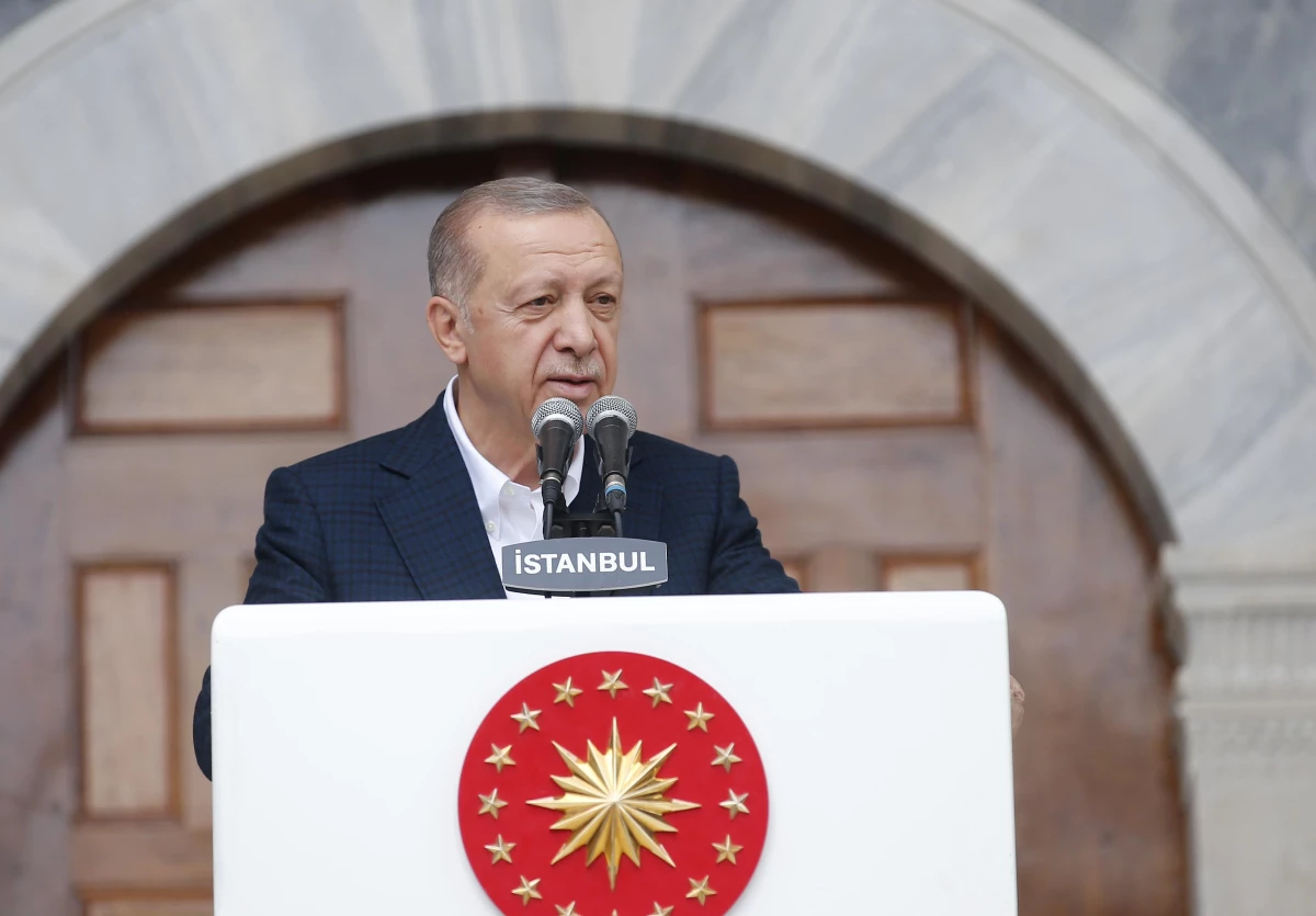 Cumhurbaşkanı Erdoğan, restorasyonu tamamlanan Ayazma Camii\'nin açılışında konuştu Açıklaması
