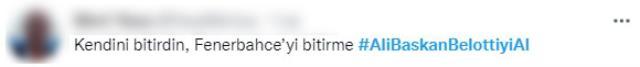 Fenerbahçe taraftarı gemileri yaktı! 'Ali Koç, Belotti'yi al' etiketi Türkiye gündeminde zirveye oturdu