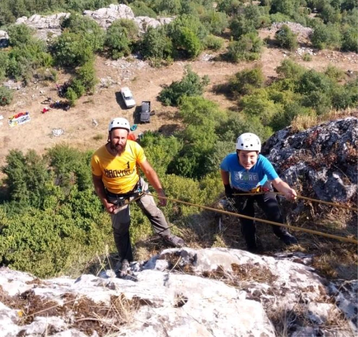 Göbel dağcıların gözde mekanı oldu