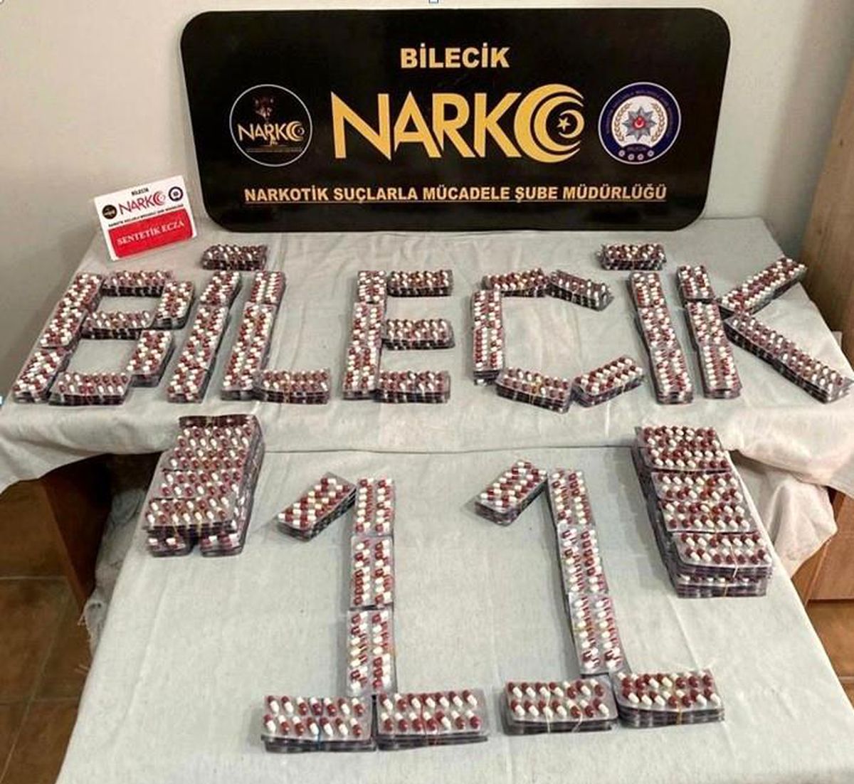 Bilecik\'te 3 bin 920 adet sentetik uyuşturucu madde ele geçirildi