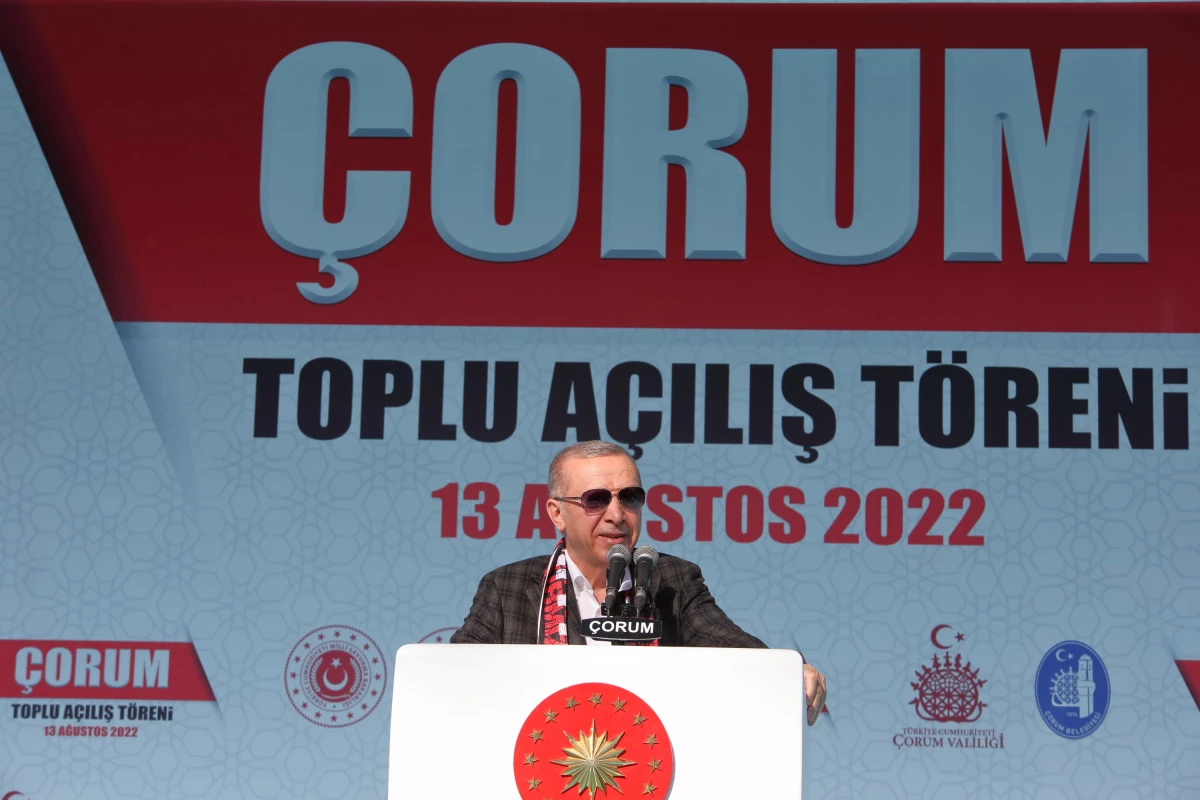 Çorum haberleri | Cumhurbaşkanı Erdoğan, Çorum\'da toplu açılış töreninde konuştu: (3)