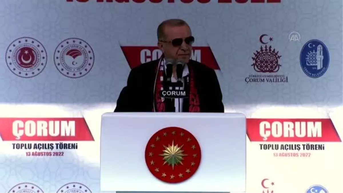 Cumhurbaşkanı Erdoğan: "Güncel yatırım bedeli 3 milyar lirayı aşan 78 kalem eserin resmi açılışını bugün yapıyoruz"