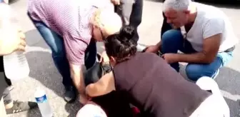 Adana'da otomobille çarpışan motosikletin sürücüsü yaralandı