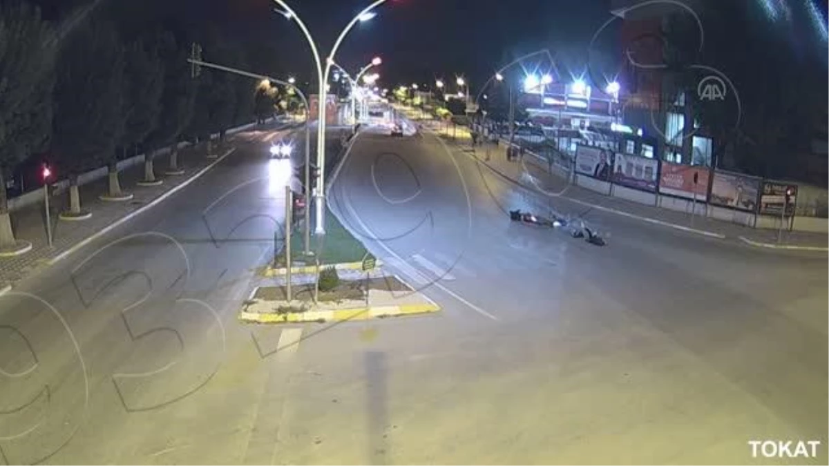 Samsun ve Tokat\'taki trafik kazaları KGYS kameralarına yansıdı