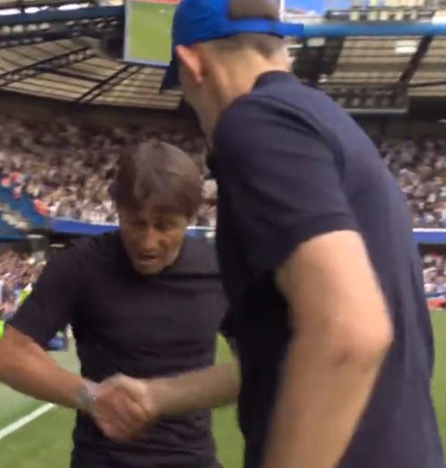 Dev derbide inanılmaz görüntüler! Dünya, Conte ile Tuchel arasındaki kavgayı konuşuyor Dev derbide inanılmaz görüntüler! Dünya, Conte ile Tuchel arasındaki kavgayı konuşuyor