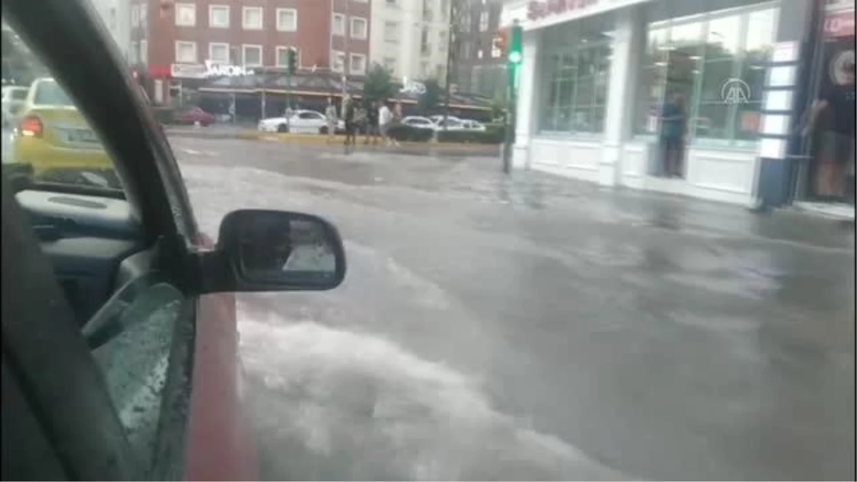 Eskişehir\'de sağanak ve dolu etkili oldu