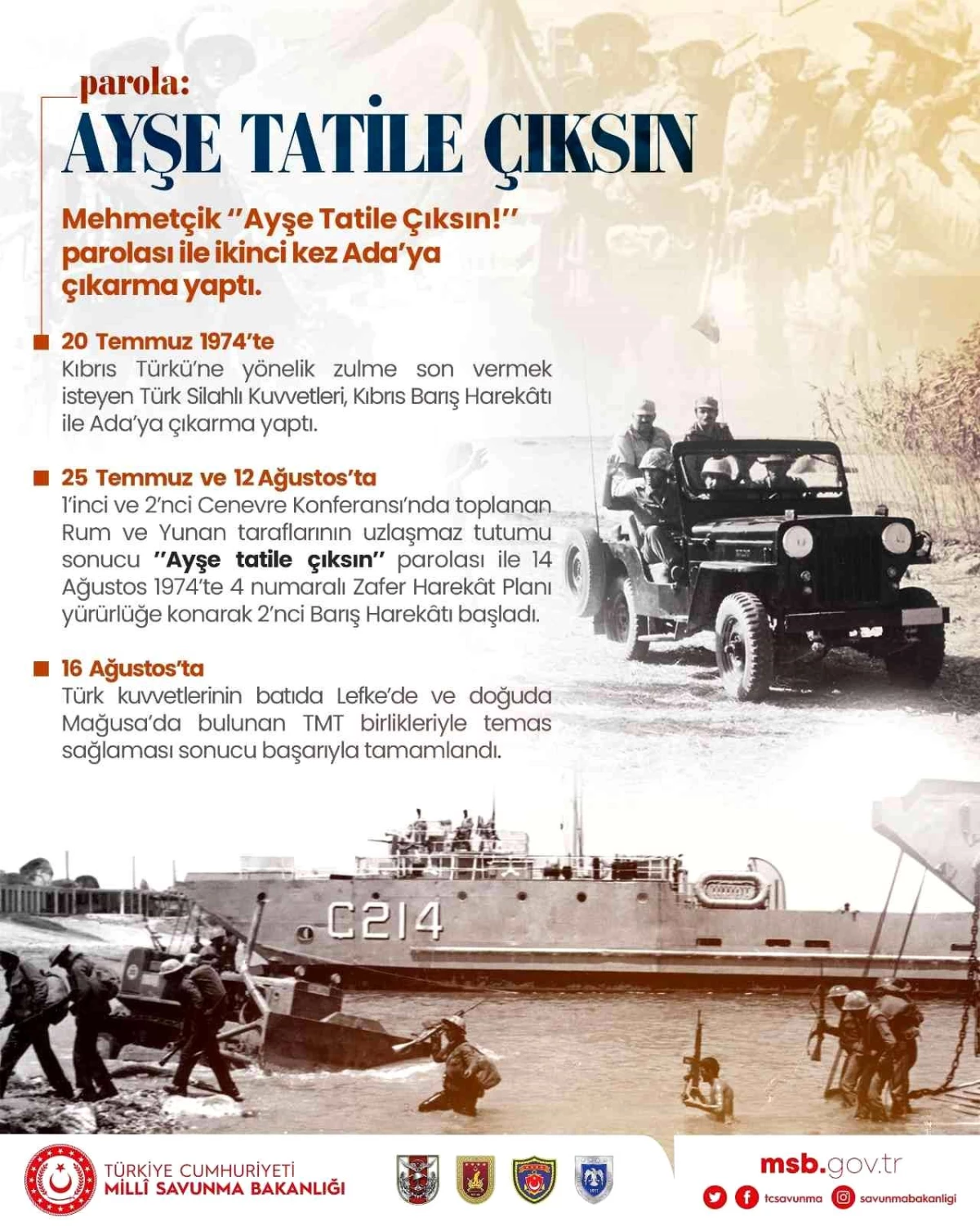 MSB'den 'Ayşe tatile çıksın' paylaşımı