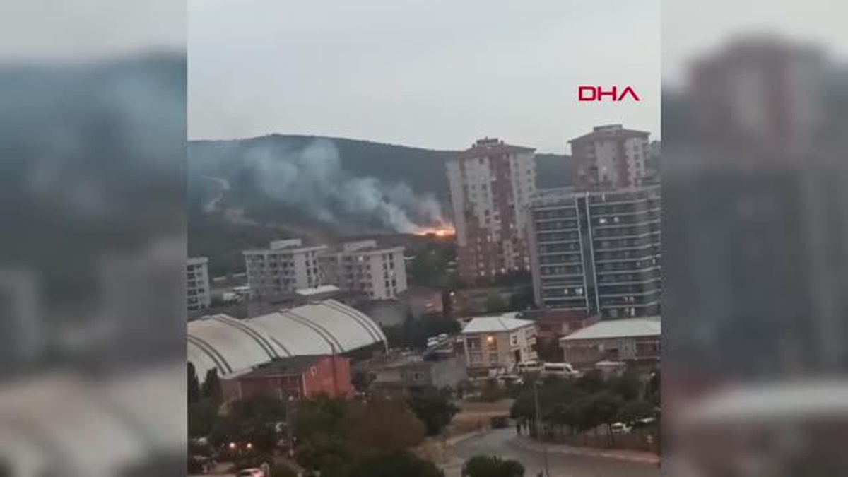 TUZLA PİYADE OKULU\'NDA YANGIN