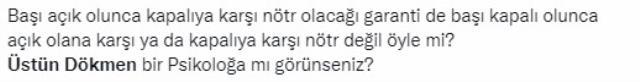 Üstün Dökmen'den skandal sözleri sosyal medyayı karıştırdı: Başörtülü psikolog ve psikiyatr olamaz