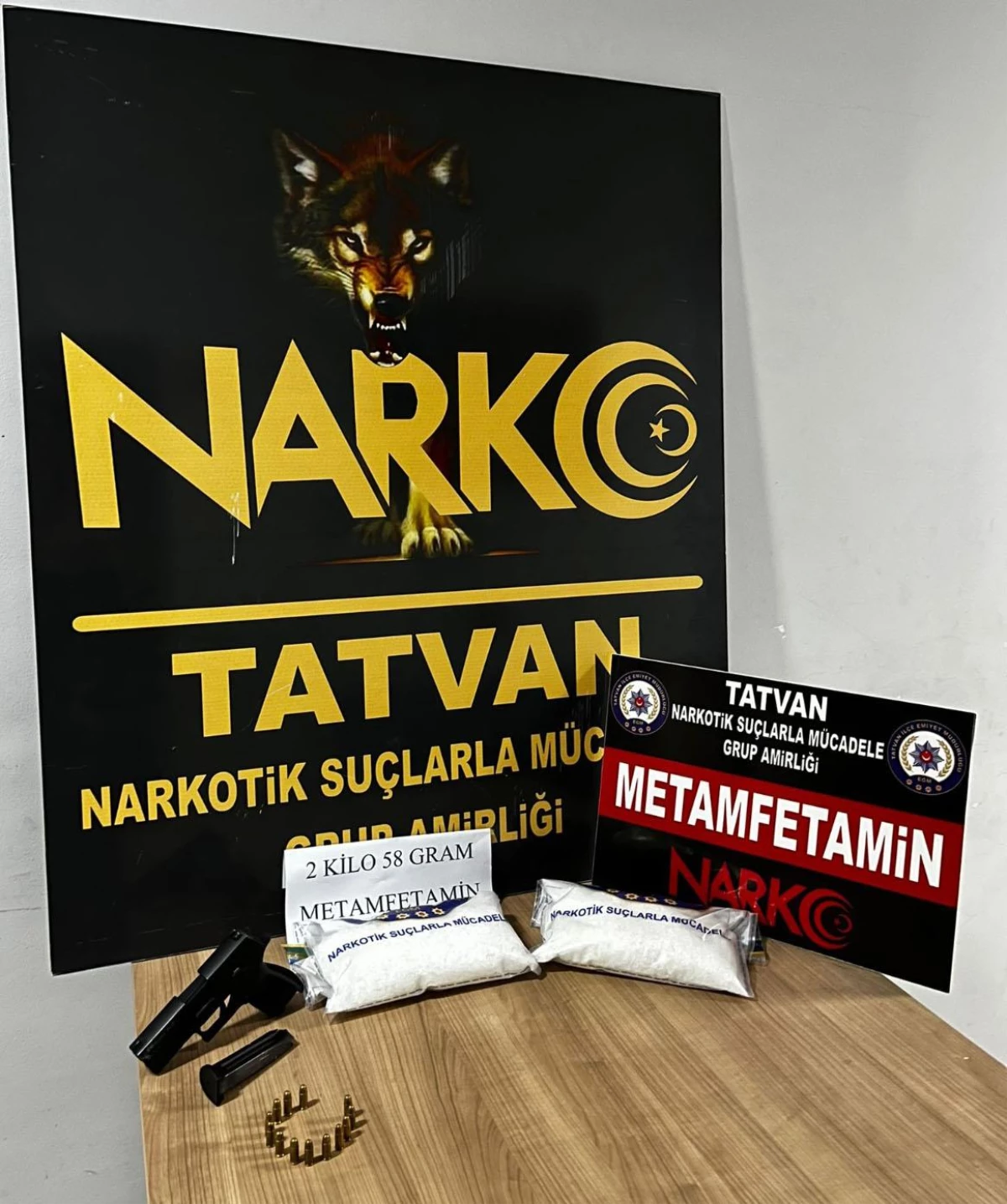 Bitlis\'te 2 kilo 58 gram sentetik uyuşturucu ele geçirildi