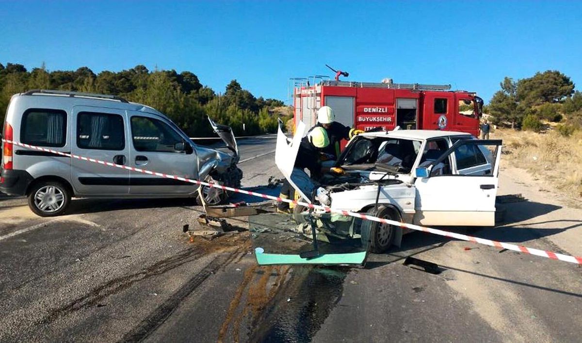 Denizli\'de son 1 haftada 151 trafik kazası meydana geldi