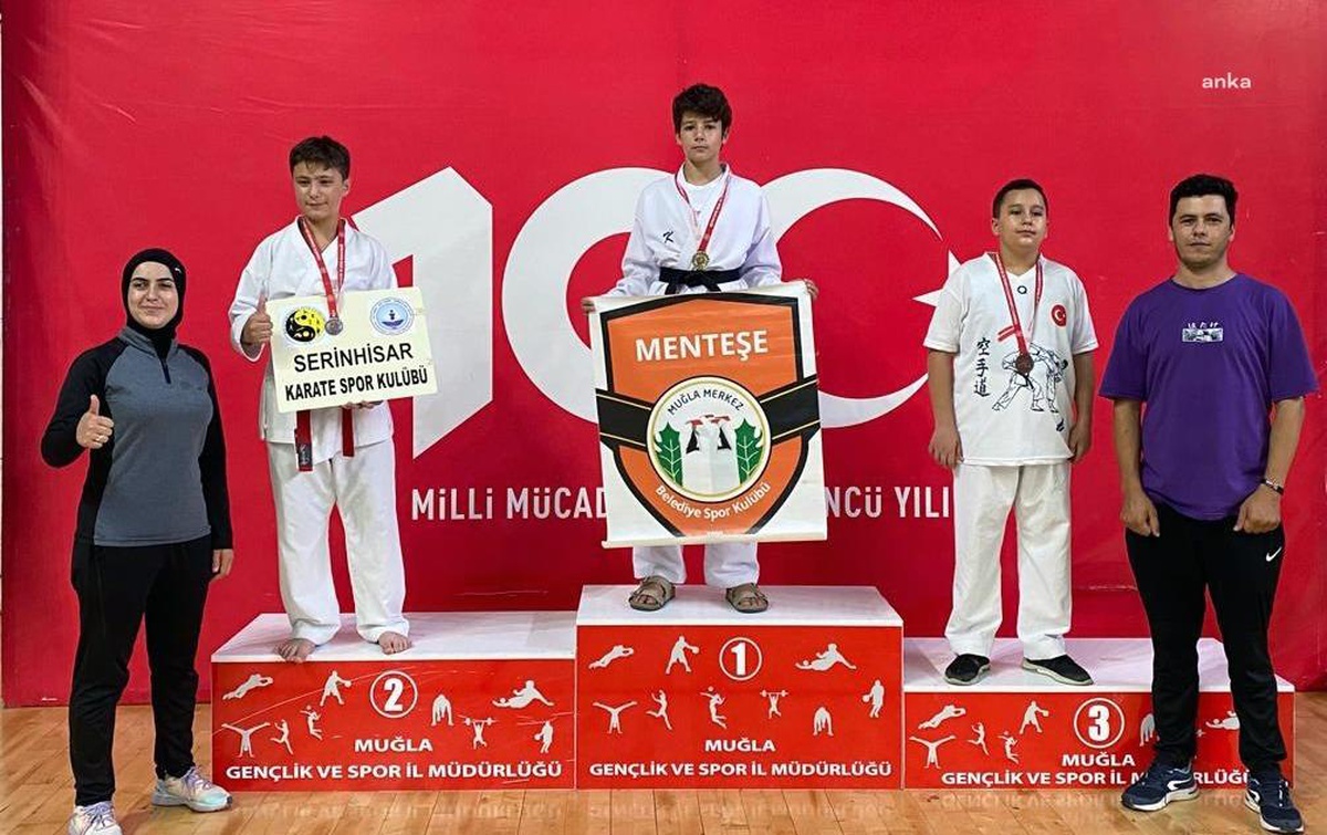 Menteşe Belediyesi Karate takımı turnuvayı 8 madalya ile tamamladı