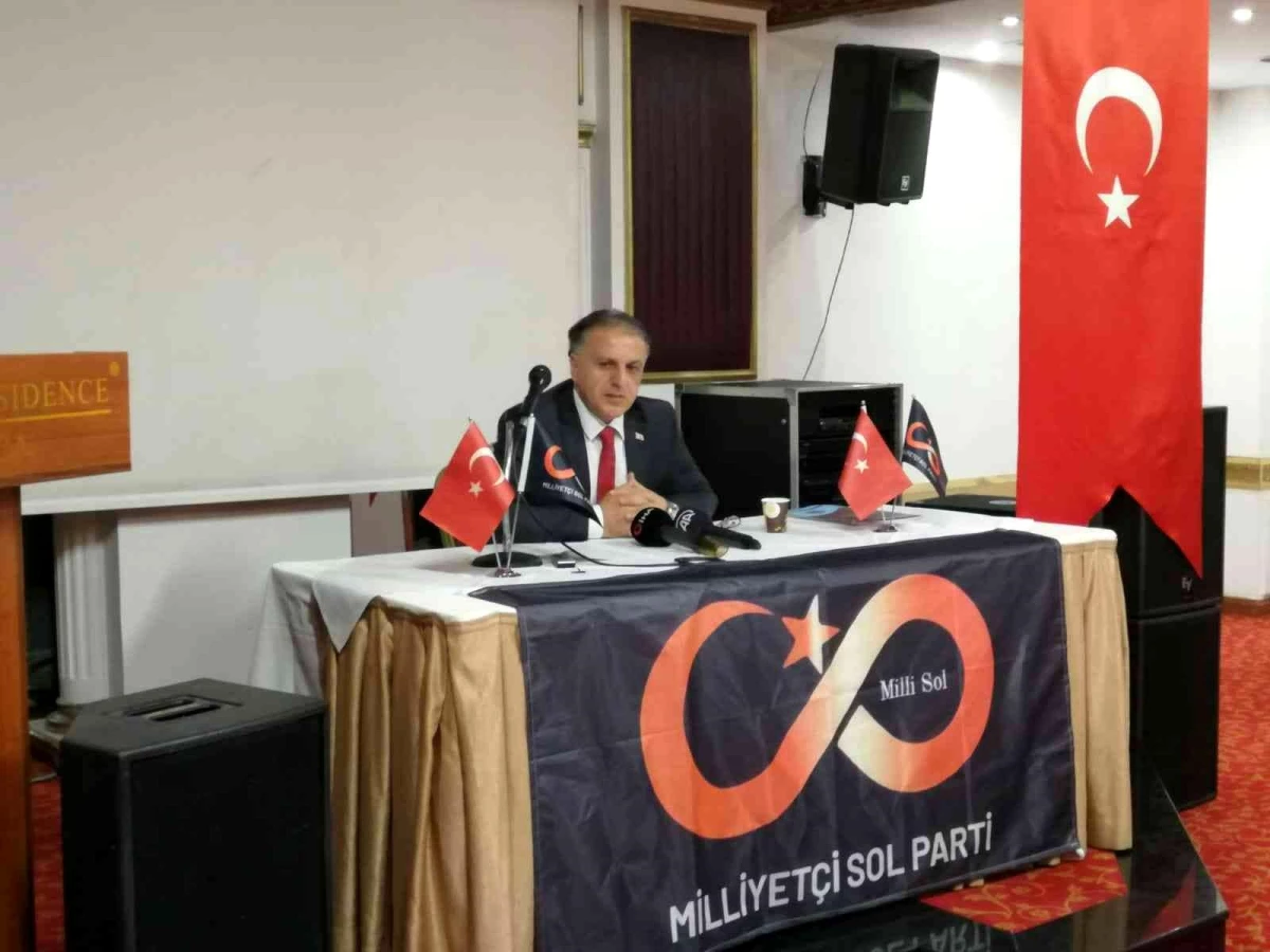 Milliyetçi Sol Parti Genel Başkanı Hüseyin Alpay basın toplantısı düzenledi Açıklaması