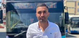 Otobüs şoförü, fenalaşan hamile yolcuyu sırtında hastaneye taşıdı