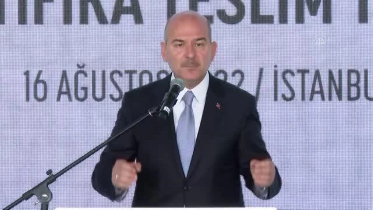 Bakan Soylu Akreditasyon ve Destek AFAD Gönüllüleri Sertifika Teslim Töreni\'nde konuştu Açıklaması