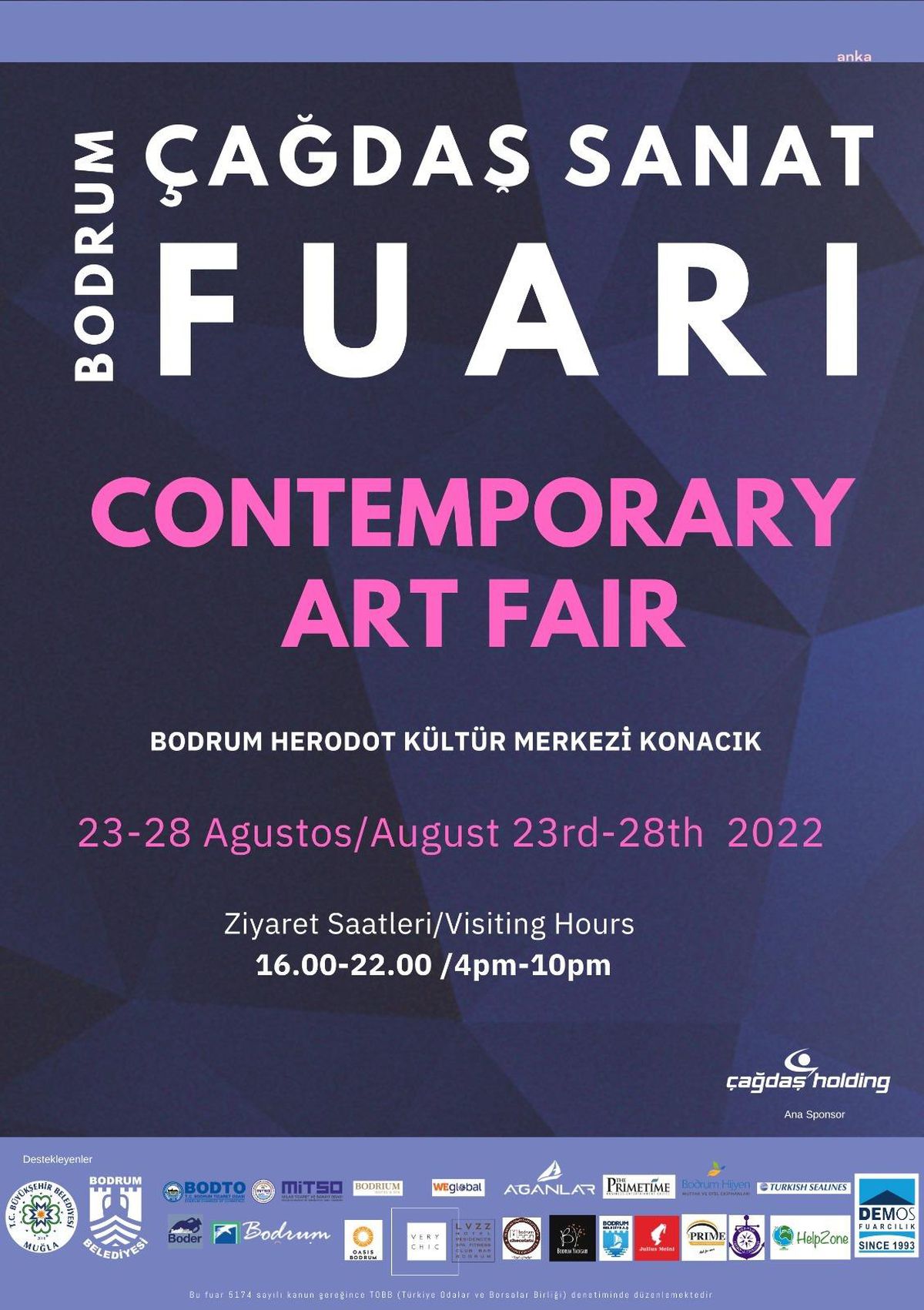 Bodrum Çağdaş Sanat Fuarı, 23 Ağustos\'ta Kapılarını Tekrar Açıyor