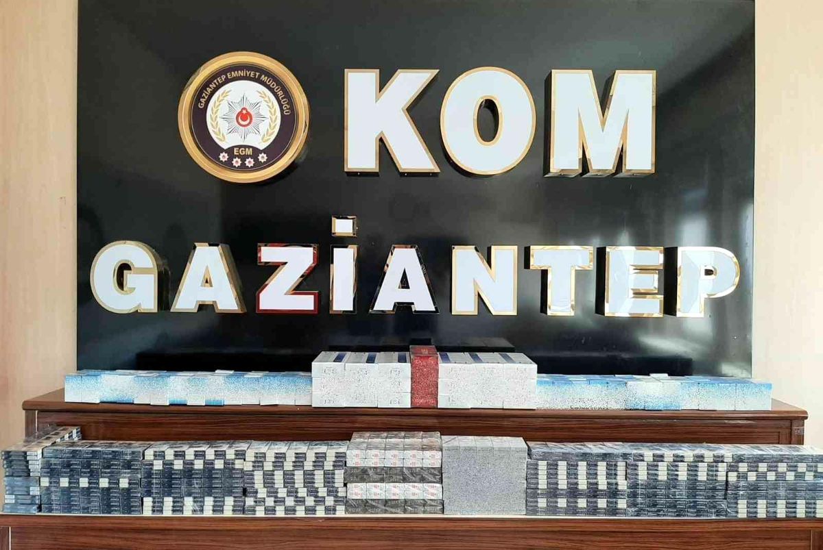 Gaziantep\'te 2 bin 220 paket kaçak sigara ele geçirildi