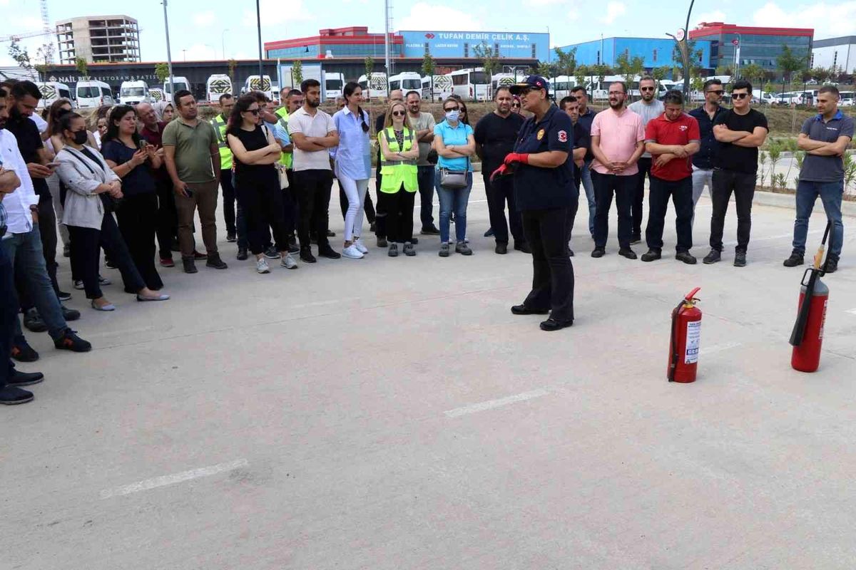 İtfaiye ve AFAD\'dan İMES OSB\'de tatbikat