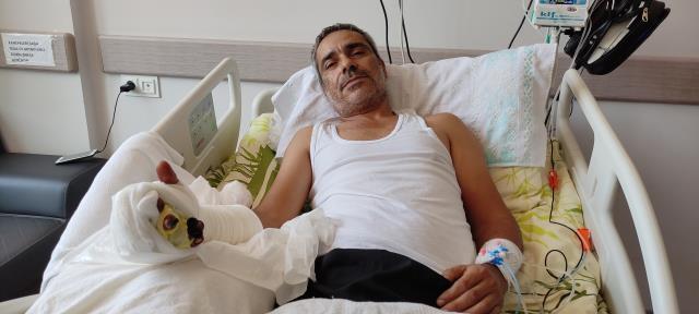 Kopan 3 parmağını poşete koydu hastaneye koştu, ameliyatla sağlığına kavuştu