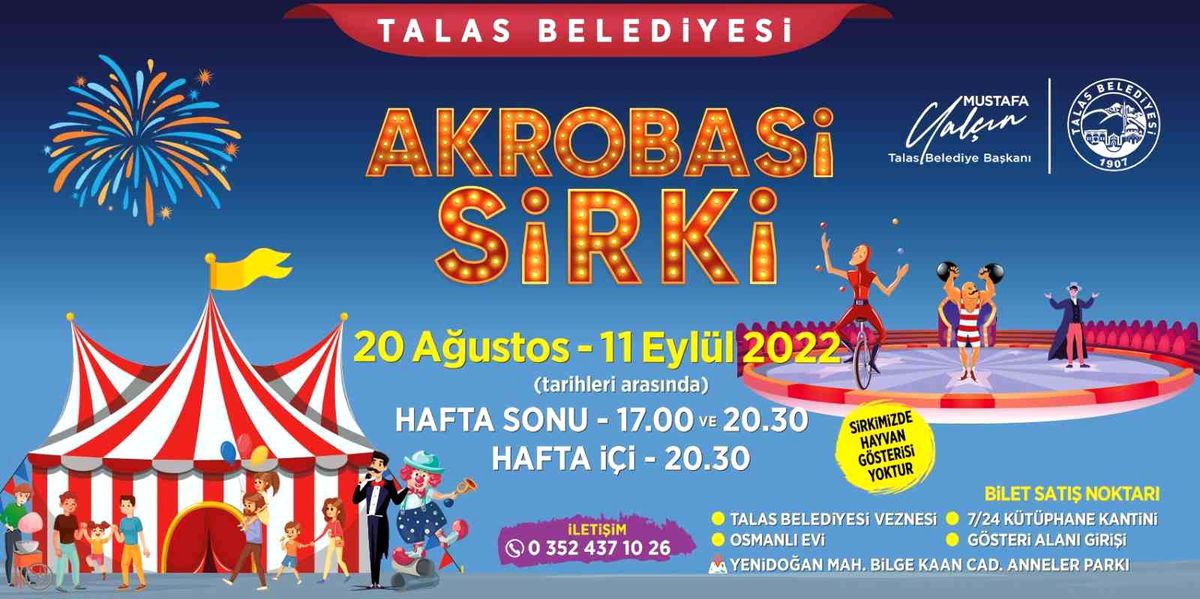 Talas\'ta Sirk Heyecanı