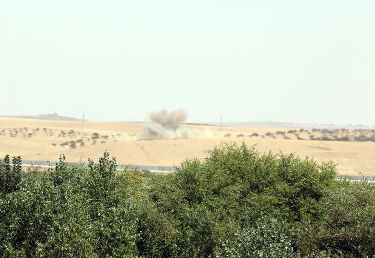 Son dakika haberi | Terör örgütü PKK/YPG\'den Karkamış\'a havan saldırısı (2)
