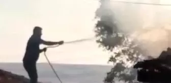 Ankara'da, boş evde çıkan yangın söndürüldü