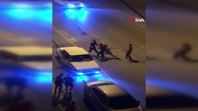 Başkentte bıçak ve silah kullanılan kavga korku dolu anlara neden oldu Başkentte bıçak ve silah kullanılan kavga korku dolu anlara neden oldu