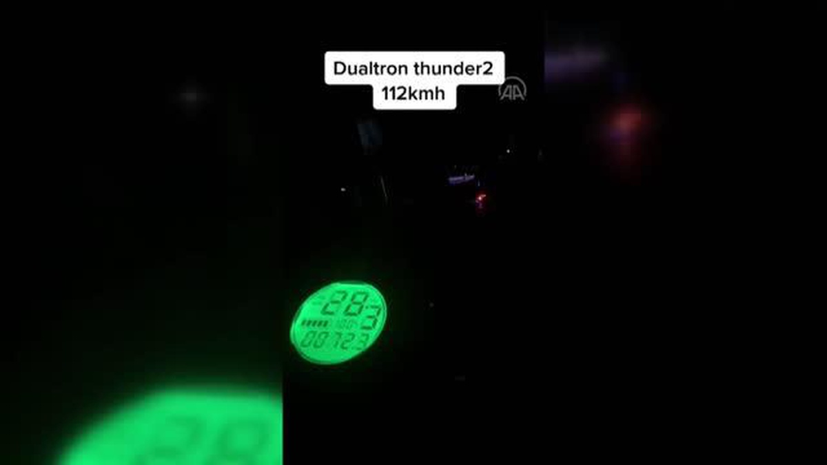 Belçika\'da elektrikli skuterle 112 kilometre hız yapan kişi polise yakalandı