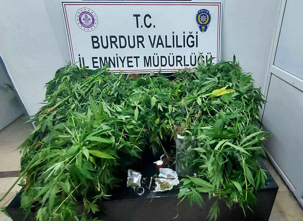 Burdur\'da seraya uyuşturucu operasyonu: 1 tutuklama
