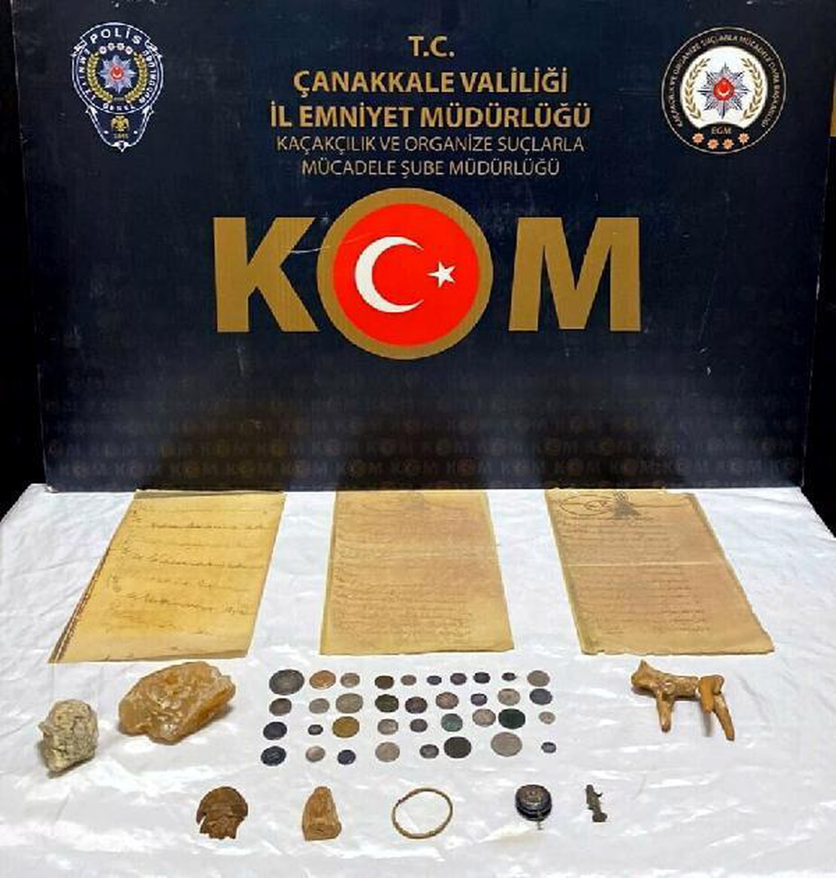 Çanakkale\'de \'tarihi eser kaçakçılığı\' operasyonu
