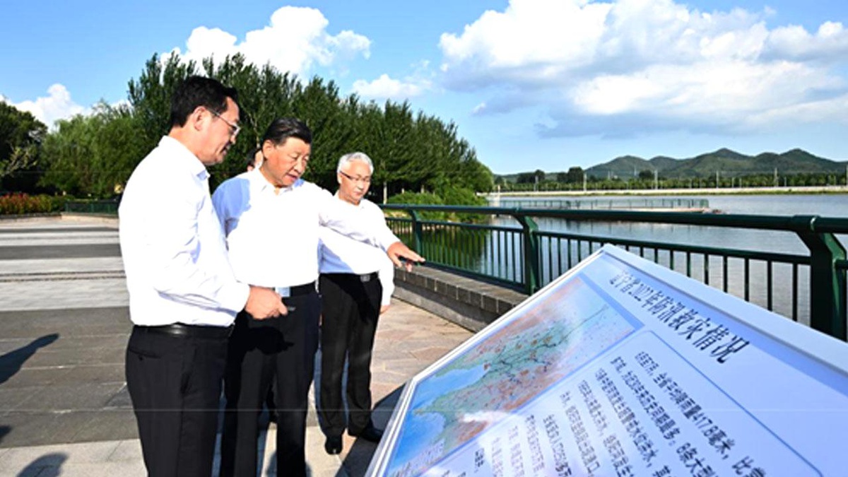 Çin Cumhurbaşkanı Xi, Jinzhou Kentinde İncelemelerde Bulundu