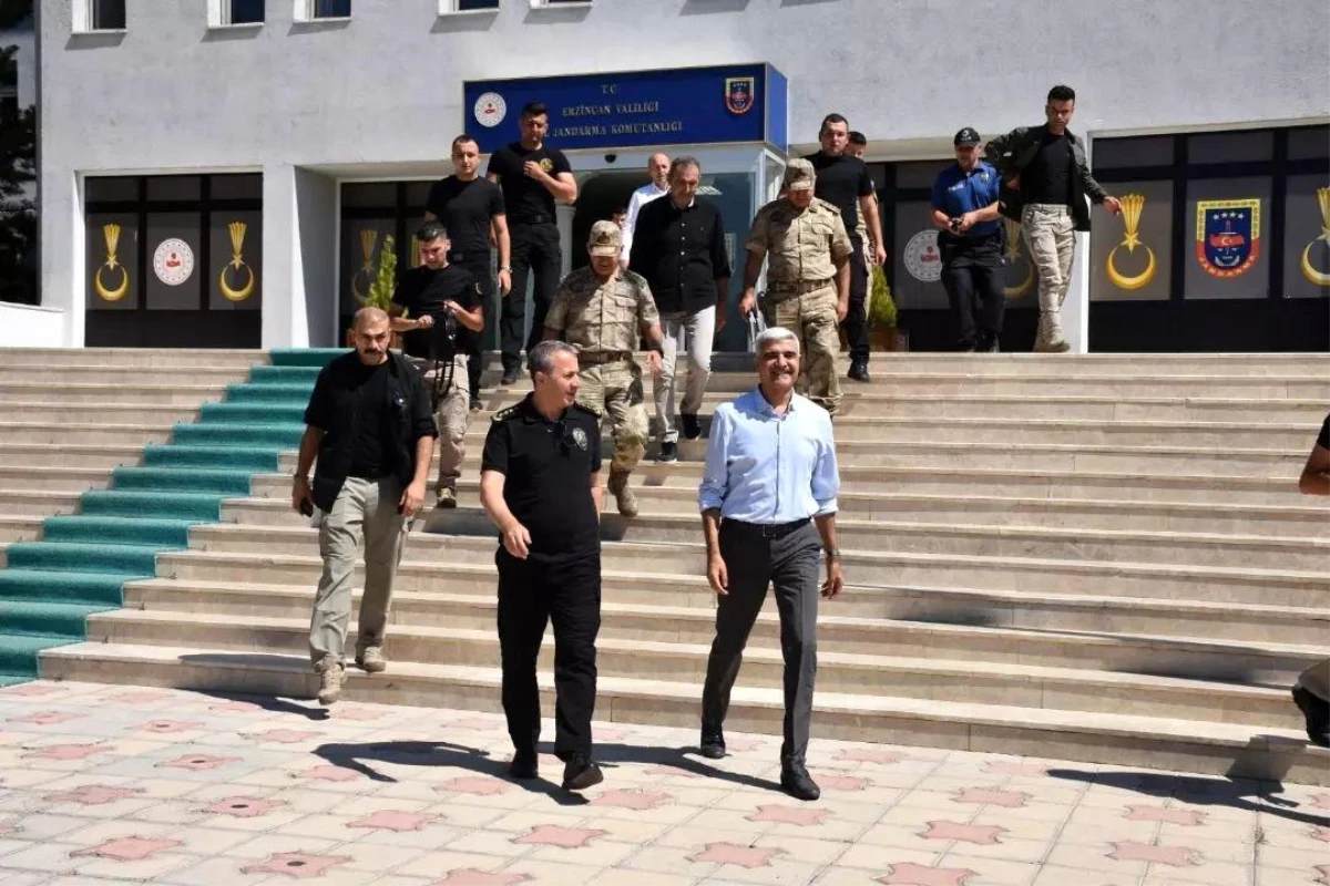 Erzincan İl Jandarma Komutanı Tuğgeneral Erol Ağrı\'ya uğurlandı