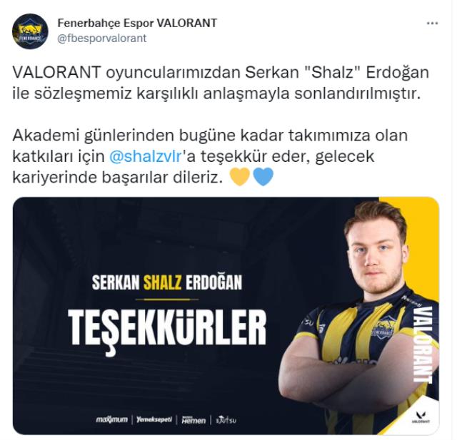 Fenerbahçe'den bir isim daha ayrıldı! Oyuncunun sözleşmesi anlaşmalı olarak sonlandırıldı