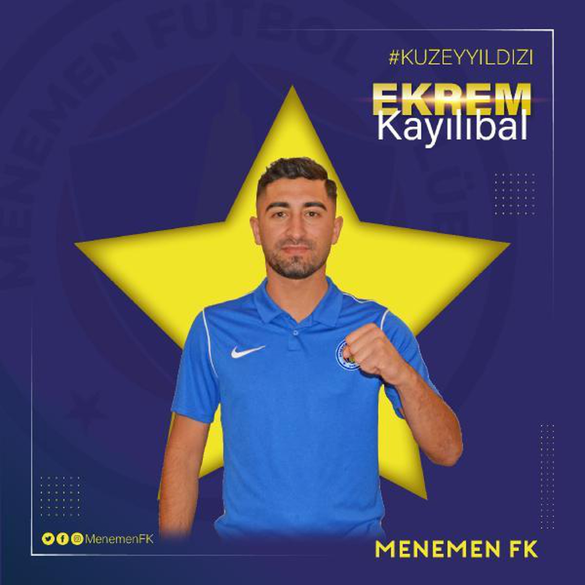 Menemen FK\'da 20\'nci imza Ekrem\'den