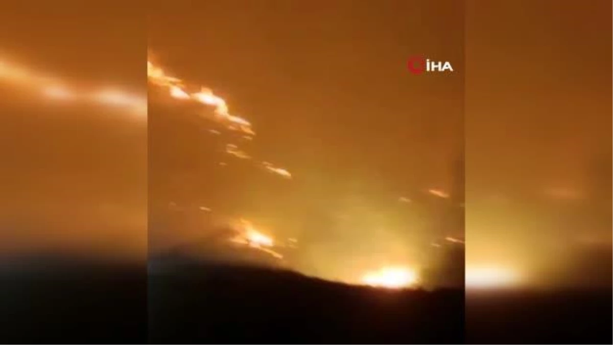 Azerbaycan\'da farklı noktalarda orman yangını