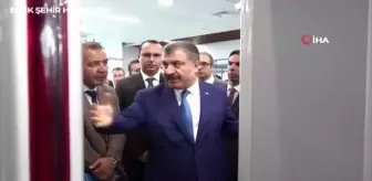 Bakan Koca, açılış için gün sayan Etlik Şehir Hastanesi'ni inceledi
