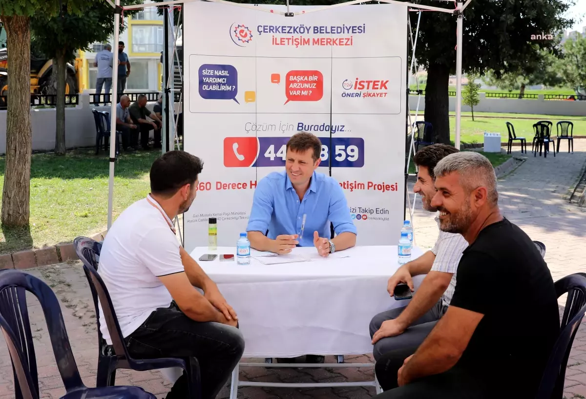 Çerkezköy Belediye Başkanı Akay, Halk Gününde Fatih Mahallesi Sakinleriyle Buluştu