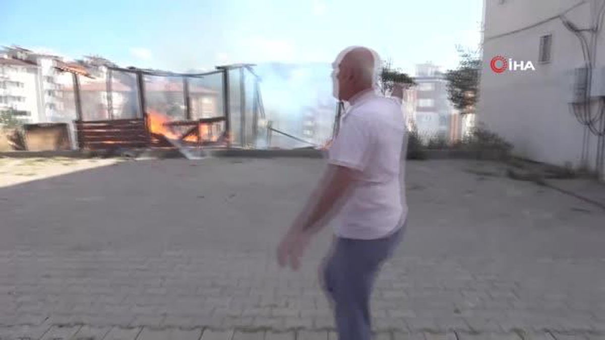 Çocukların ateşle oyunu yangın çıkardı