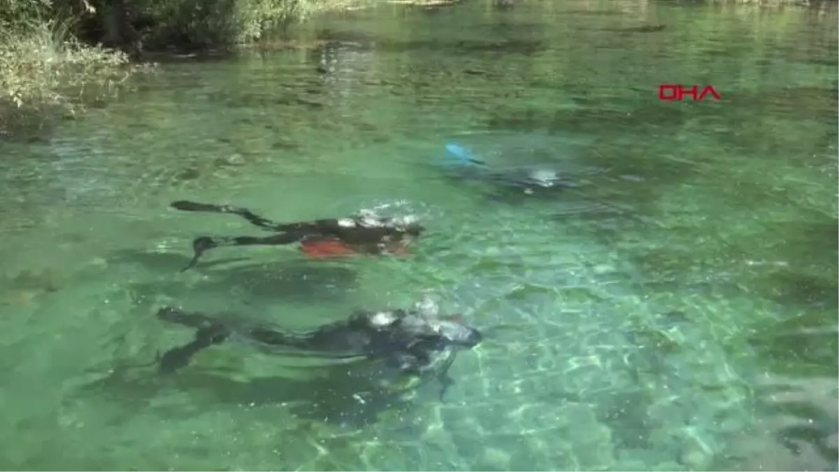 MALATYA\'DA, BARAJ GÖLÜ VE GÖLETLERDEN 1 TON ÇÖP TOPLANDI