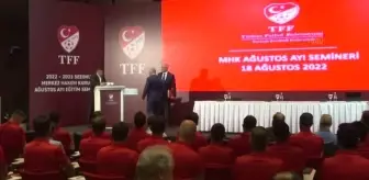 TFF Başkanı Mehmet Büyükekşi'den hakem atamalarıyla ilgili açıklama Açıklaması