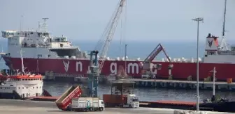 Ukrayna'dan Tekirdağ'a buğday getiren geminin yükü boşaltıldı