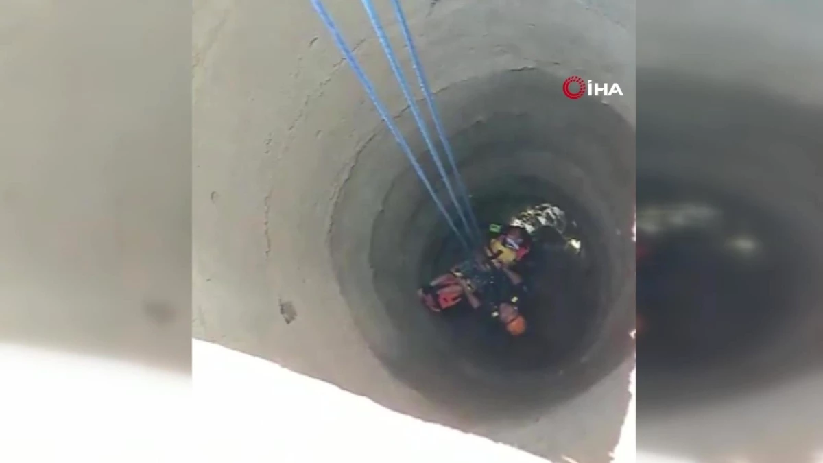 Ankara\'da 25 metrelik kuyuya düşen çocuk yaralı şekilde kurtarıldı