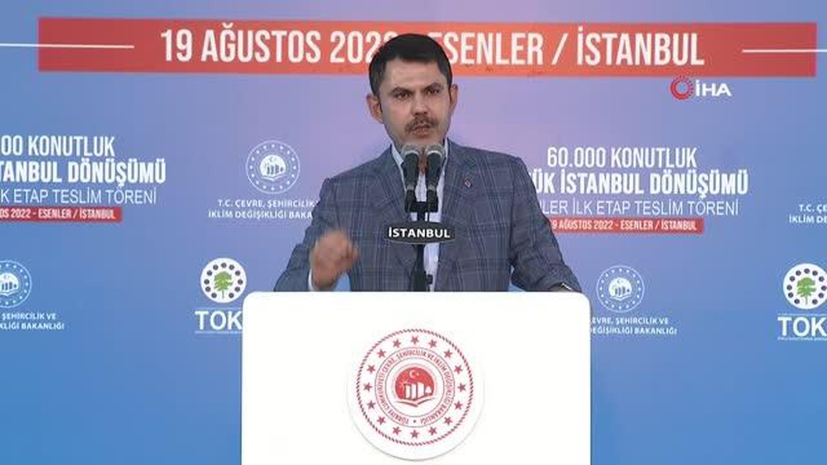 Bakan Kurum "Sizlere hizmet etmek boynumuzun borcudur"