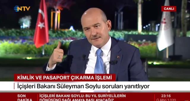 Bakan Soylu'dan sığınmacılarla ilgili gündem olacak açıklama: Türkiye yaşlanıyor Bakan Soylu'dan sığınmacılarla ilgili gündem olacak açıklama: Türkiye yaşlanıyor