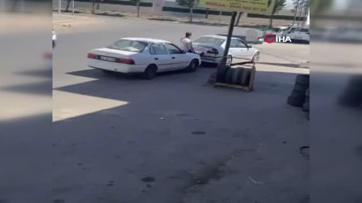 Batman\'da trafikte ilginç anlar