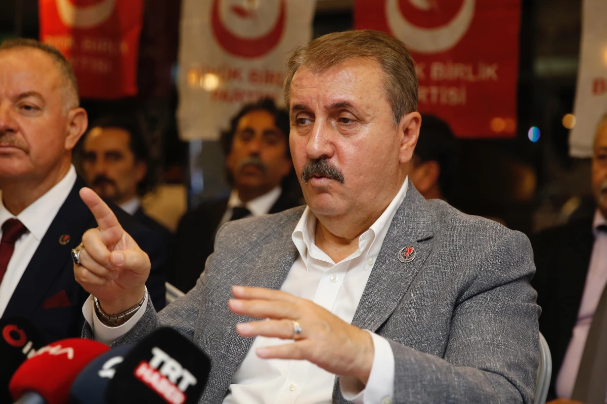 BBP Genel Başkanı Destici, Eskişehir\'de gündemi değerlendirdi Açıklaması