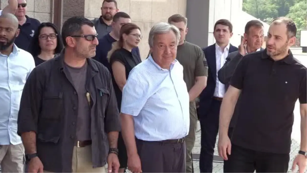 BM Genel Sekreteri Guterres, Odessa Limanını ziyaret etti